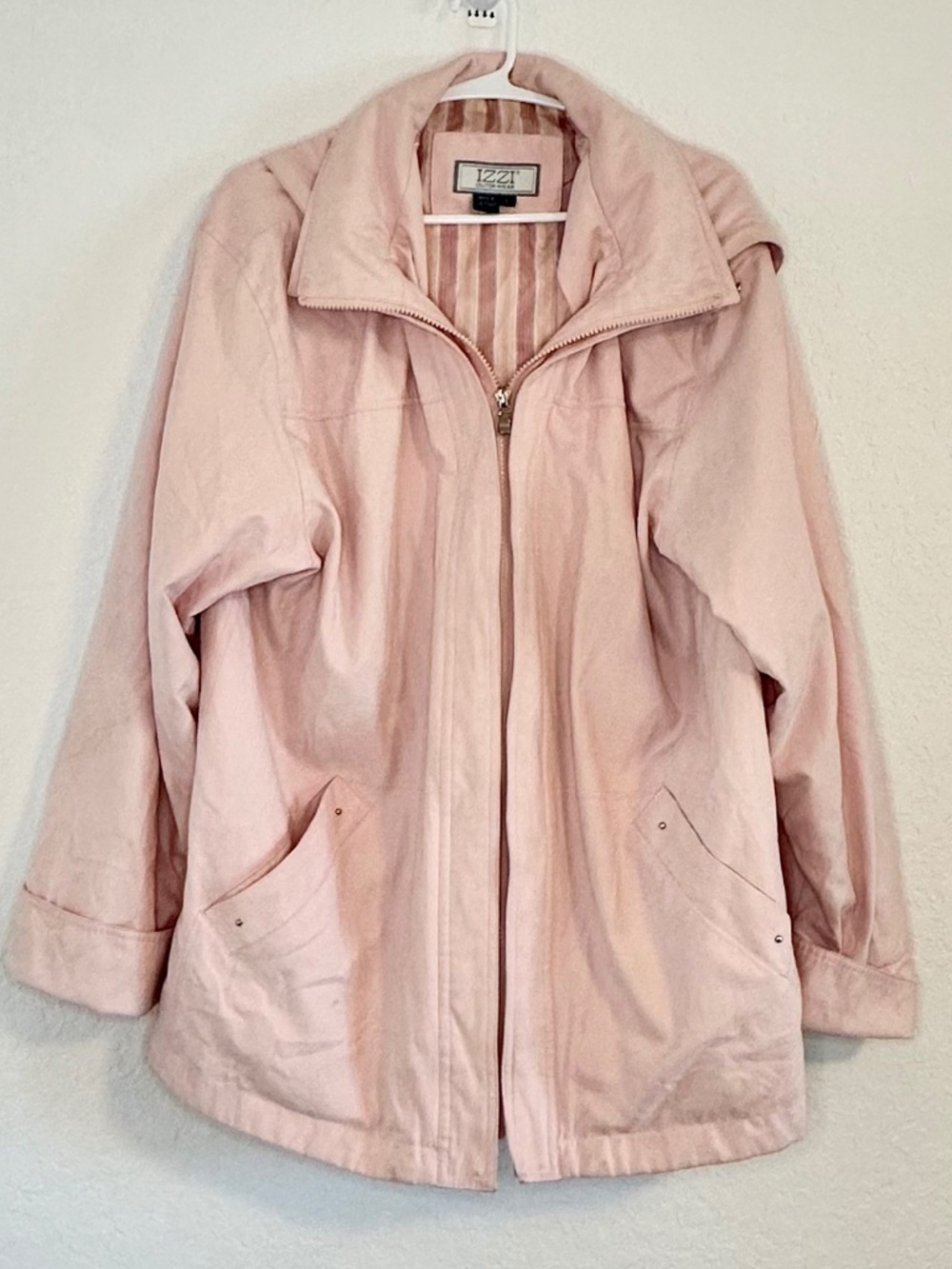 Izzi Hooded Jacket, Full Zip, Fully Lined, Size L